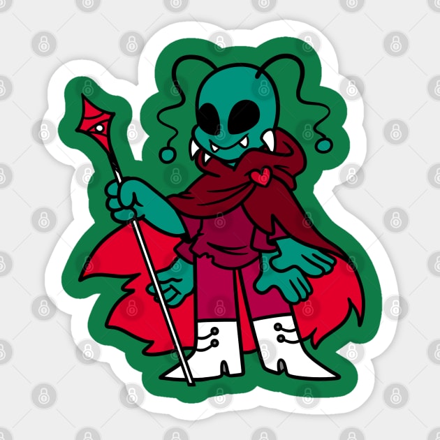 Alien Queen Sticker by Get A Klu Comics